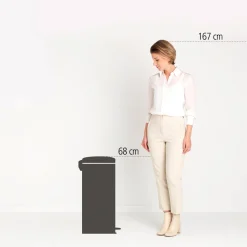 Brabantia NewIcon Mineral Pedaalemmer 30 Liter - 189158
