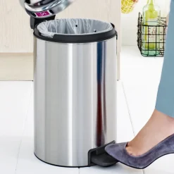 Brabantia NewIcon Pedaalemmer 12 L Vingerafdrukvrij - Matt Steel Online