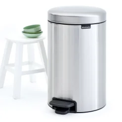 Brabantia NewIcon Pedaalemmer 12 L Vingerafdrukvrij - Matt Steel Online