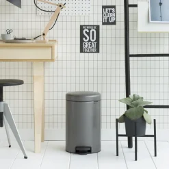 Brabantia NewIcon Pedaalemmer 12 L - Platinum