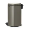 Brabantia NewIcon Pedaalemmer 20 L - Platinum