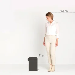Brabantia NewIcon Pedaalemmer - Mat Zwart