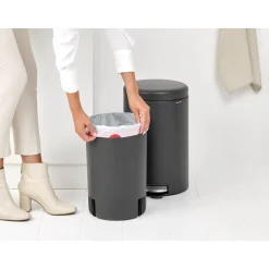 Brabantia NewIcon Pedaalemmer 20 L - Mineral Infinite Grey