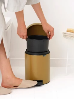 Brabantia NewIcon Prullenbak Warm Gold 5 liter