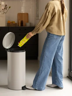 Brabantia NewIcon Prullenbak Soft Grey 30 liter