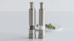 Brabantia Peper- en Zoutmolen Matt Steel Set van 2 Zout- en Pepermaler