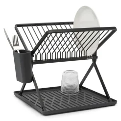 Brabantia SinkSide Afdruiprek Compact - met Bestekhouder - Dark Grey