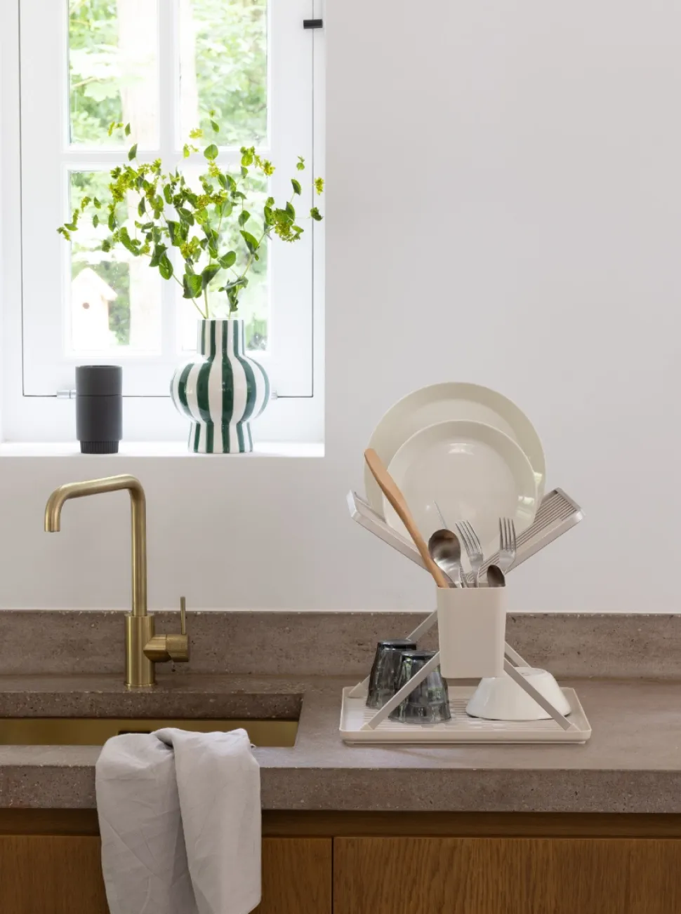 Brabantia SinkSide Afdruiprek Soft Beige Inklapbaar Compact