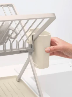 Brabantia SinkSide Afdruiprek Soft Beige Inklapbaar Compact