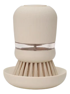Brabantia SinkSide Afwasborstel Soft Beige met Zeepdispenser