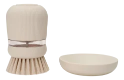 Brabantia SinkSide Afwasborstel Soft Beige met Zeepdispenser