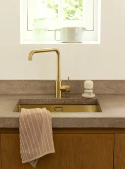 Brabantia SinkSide Afwasborstel Soft Beige met Zeepdispenser