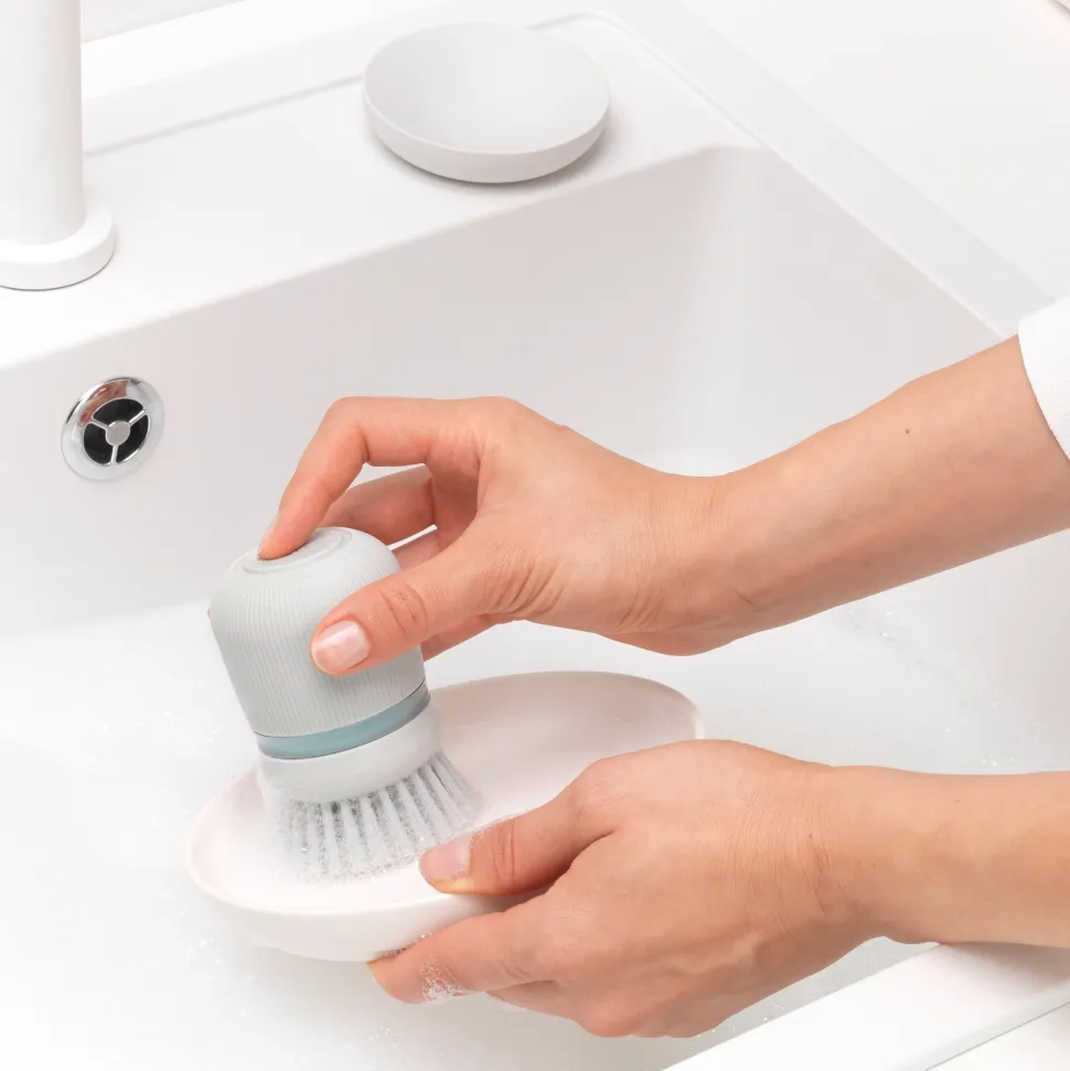 Brabantia Sink Side Afwasborstel met Zeepreservoir - 288537