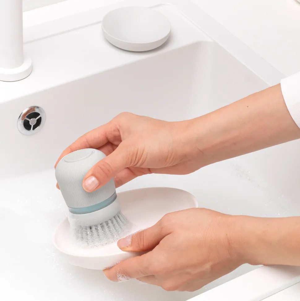 Brabantia Sink Side Afwasborstel met Zeepreservoir - 288537