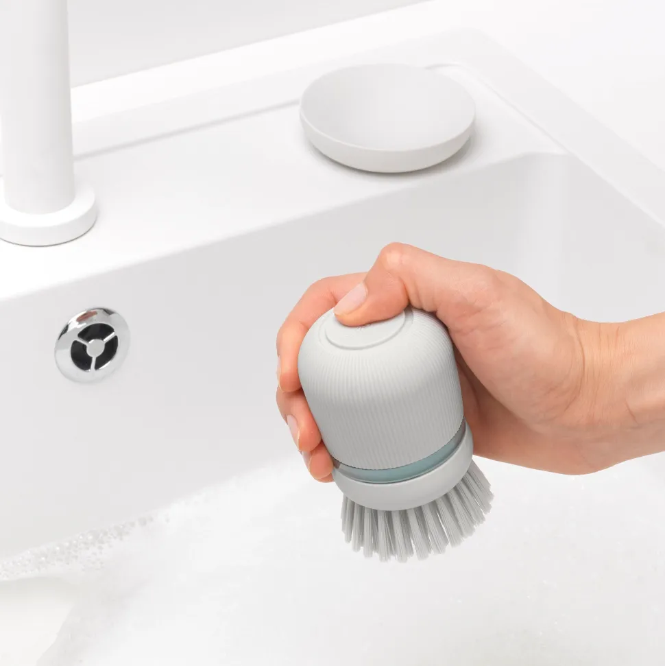 Brabantia Sink Side Afwasborstel met Zeepreservoir - 288537