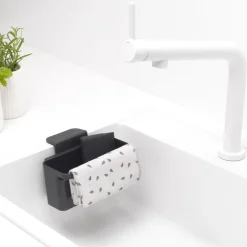Brabantia Sink Side Gootsteenorganiser - Dark Grey Hot