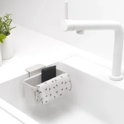 Brabantia Sink Side Gootsteenorganiser - Light Grey Hot