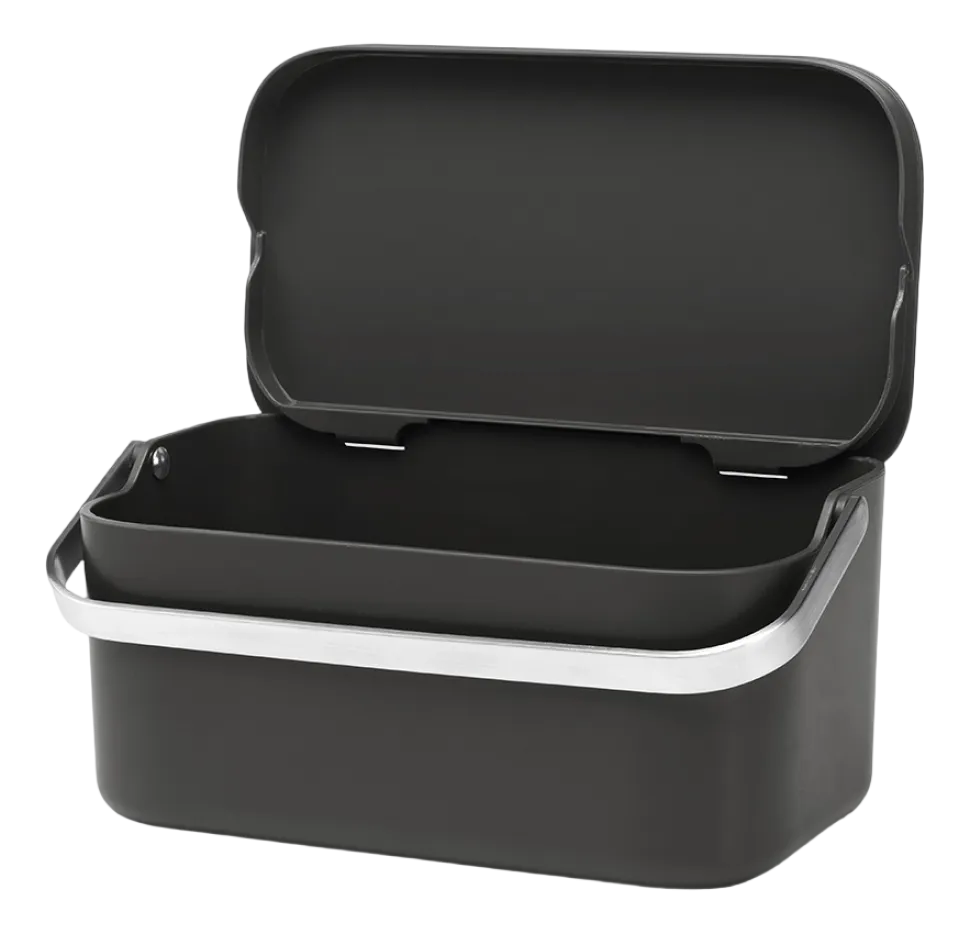 Brabantia SinkSide Prullenbak Aanrecht Afvalbakje Dark Grey 1,8 liter