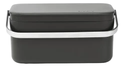 Brabantia SinkSide Prullenbak Aanrecht Afvalbakje Dark Grey 1,8 liter