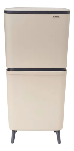 Brabantia SortUp Hi Prullenbak Soft Beige 20 + 25 liter