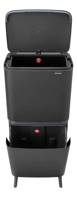 Brabantia SortUp Hi Prullenbak Dark Grey 25 + 10 + 10 liter