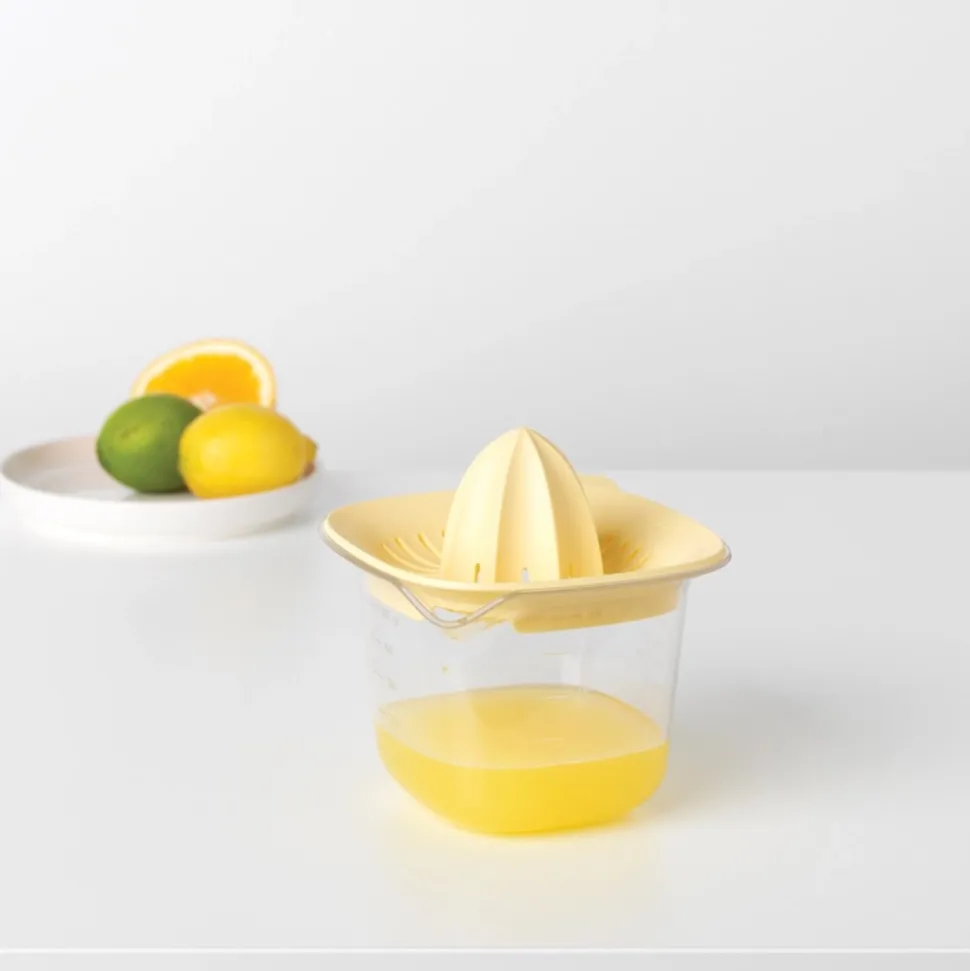 Brabantia Tasty+ Citruspers Vanilla Yellow met Maatbeker 0,5 l