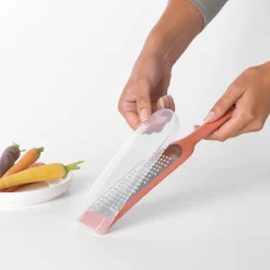 Brabantia Tasty+ Rasp Grof Terracotta Pink met Beschermhoes