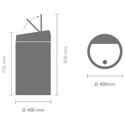 Brabantia Touch Bin Afvalemmer 60 Liter - 120511 Discount
