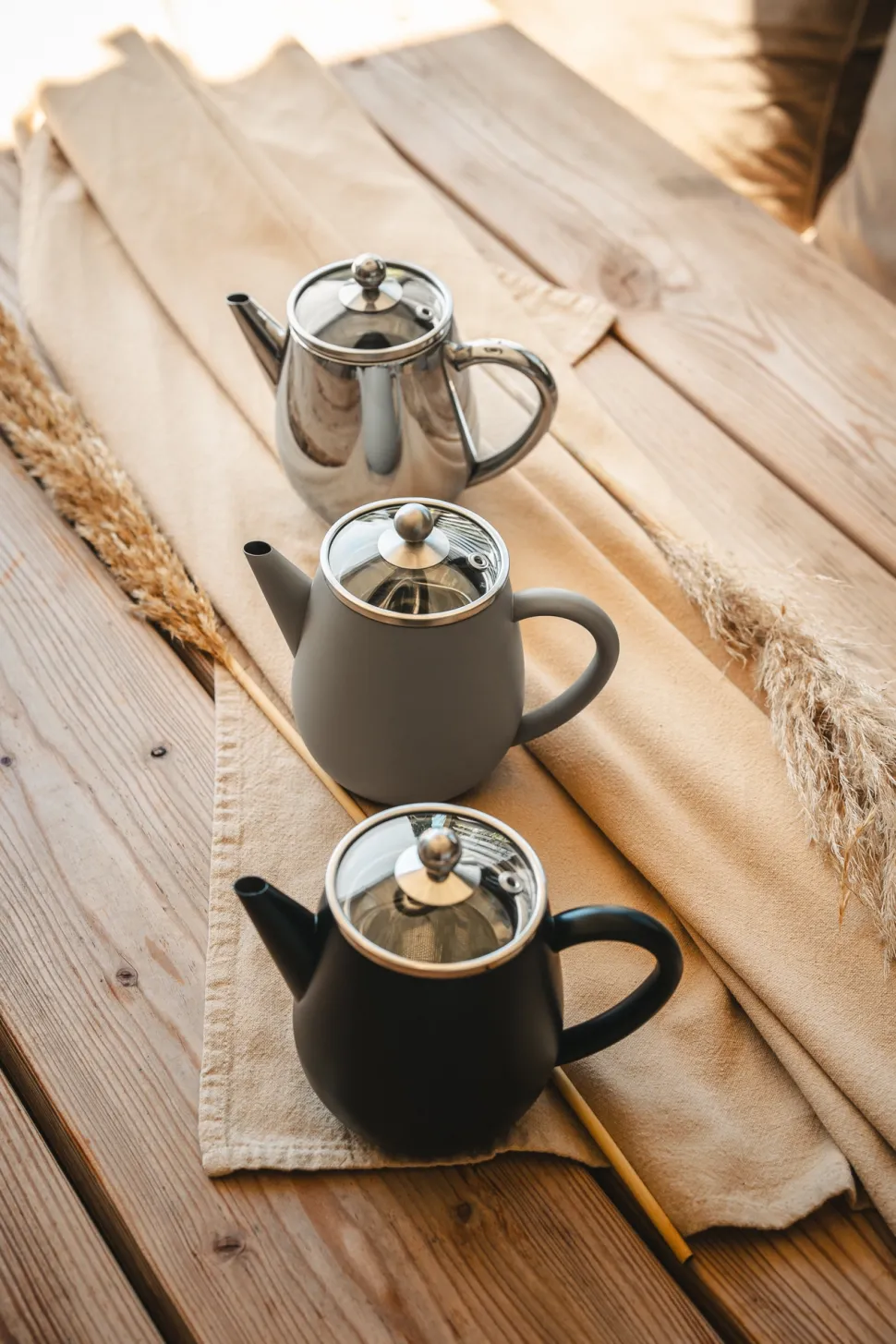 Bredemeijer Theepot Duet Eva Mat Zwart 0,5 L