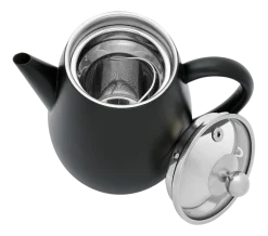 Bredemeijer Theepot Duet Eva Mat Zwart 0,5 L
