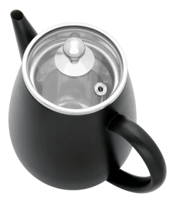 Bredemeijer Theepot Duet Eva Mat Zwart 0,5 L