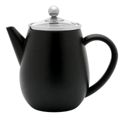 Bredemeijer Theepot Duet Eva Mat Zwart 0,5 L