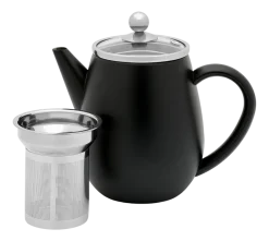 Bredemeijer Theepot Duet Eva Mat Zwart 0,5 L