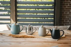 Bredemeijer Theepot Duet Eva Mat Zwart 0,5 L