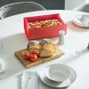 Broodmand + Broodplank Alessi Mattina Red
