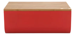 Broodmand + Broodplank Alessi Mattina Red
