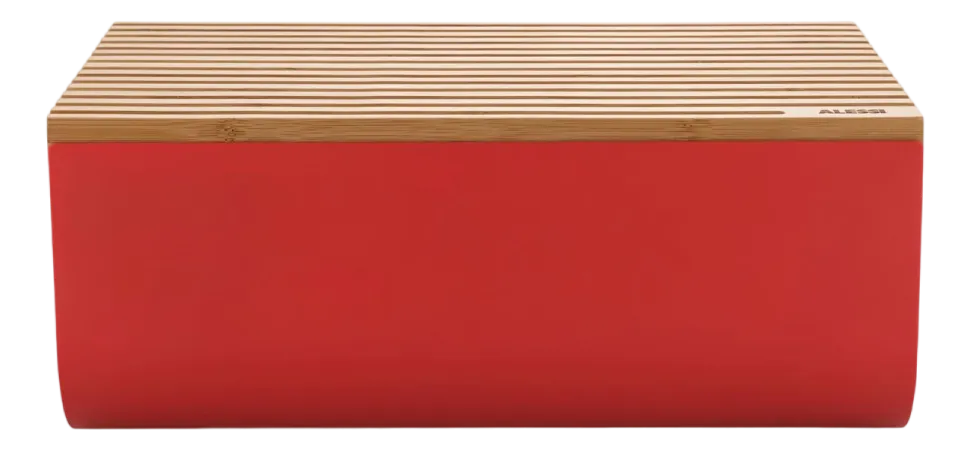 Broodmand + Broodplank Alessi Mattina Red