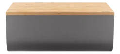 Broodmand + Broodplank Alessi Mattina Dark Grey