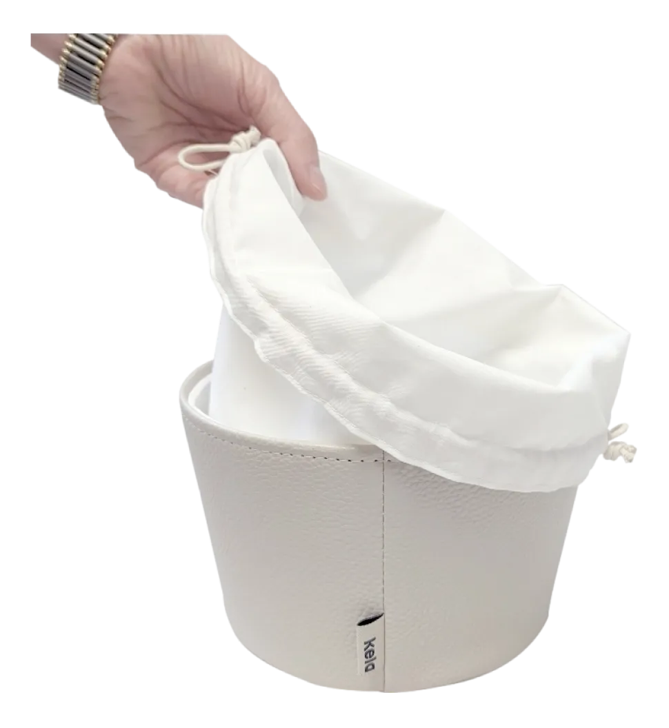 Broodmand Kela Grana Zilver 28 cm