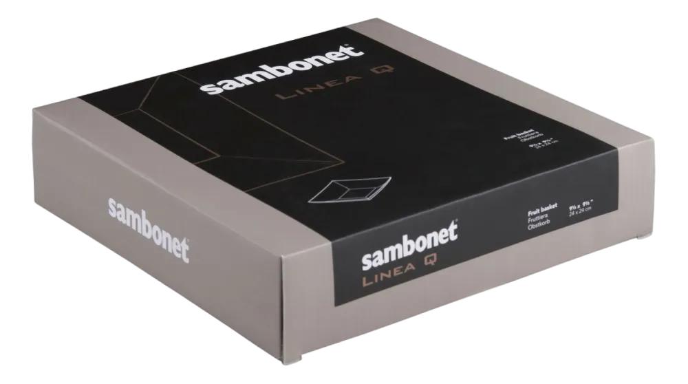 Sambonet Broodmand Linea Q Silverplated 24 x 12 cm Hot