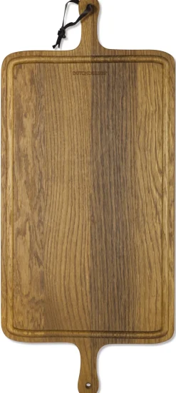 Broodplank Dutchdeluxes BBQ XL Rectangular Oiled Smoked Oak