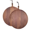 Dutchdeluxes Broodplank XL Round Olied Walnut Sale
