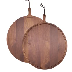 Dutchdeluxes Broodplank XL Round Olied Walnut Sale