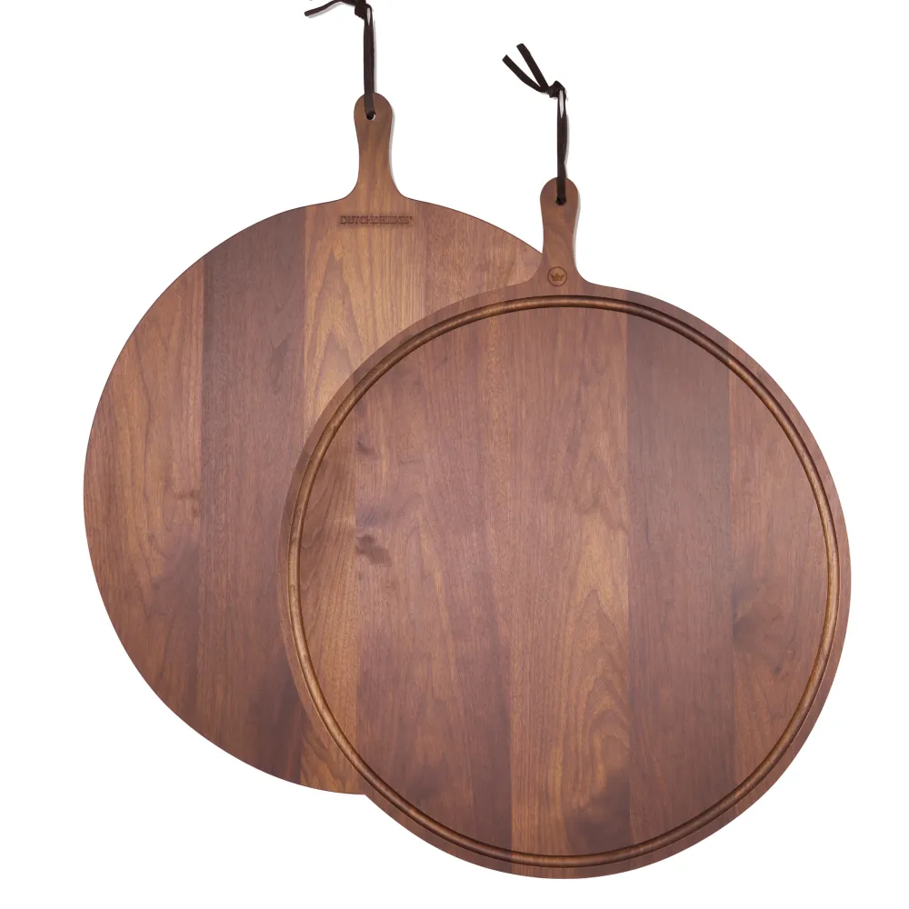 Dutchdeluxes Broodplank XL Round Olied Walnut Sale