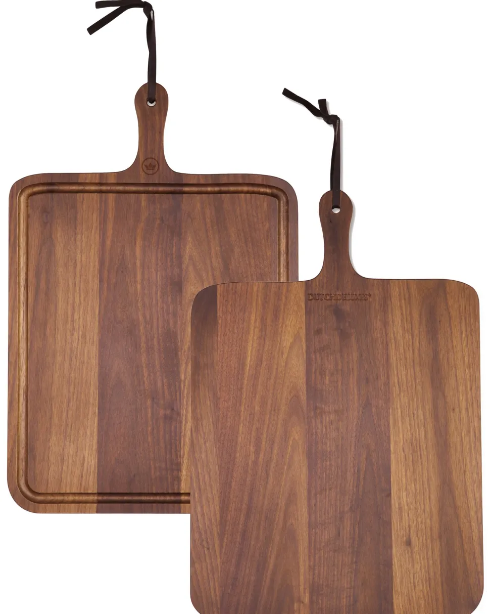 Broodplank Dutchdeluxes XL Square Oiled Solid Walnut