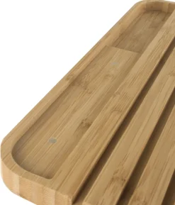 Pebbly Broodplank Met Broodmes Naturel 29x20 cm New