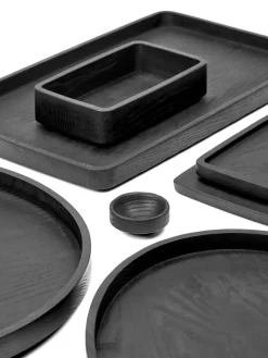 Serax Broodplank Passe-Partout Kitchen & Table By Vincent Black 20 x 12 x 4,5 cm New