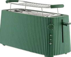 Broodrooster Alessi Plissé Long Toaster Green