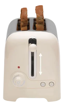 Broodrooster Dualit LITE Gloss 2-Slots Canvas Wit