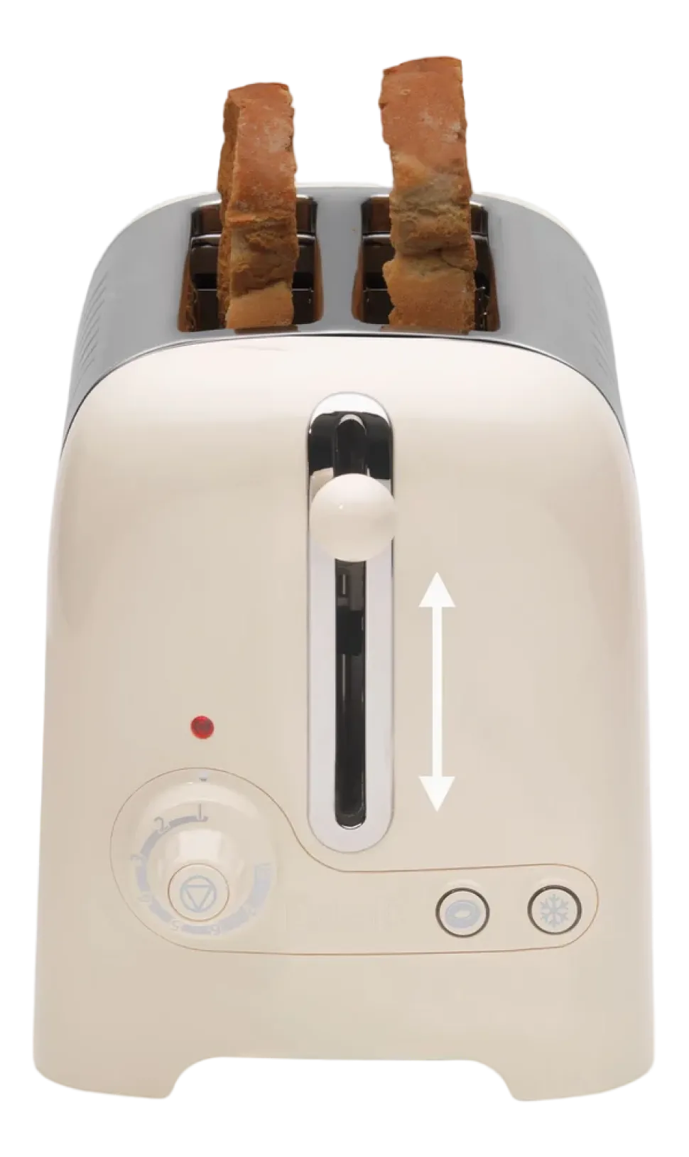 Broodrooster Dualit LITE Gloss 2-Slots Canvas Wit